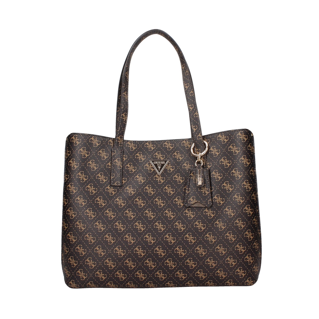 GUESS MERIDIAN LOGO marrone