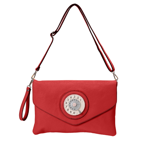 LATILDE letter phone bag rosso